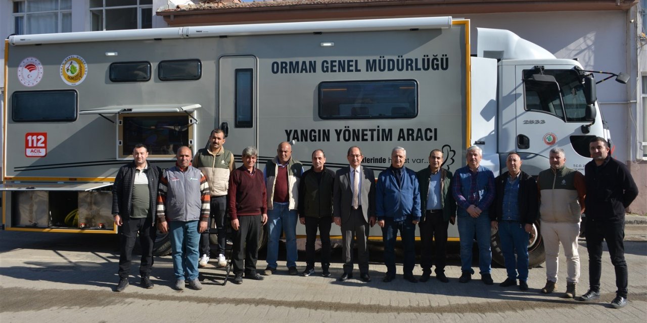 Mersin’de orman yangınları artık ’mobil yangın yönetim aracından’ koordine edilecek