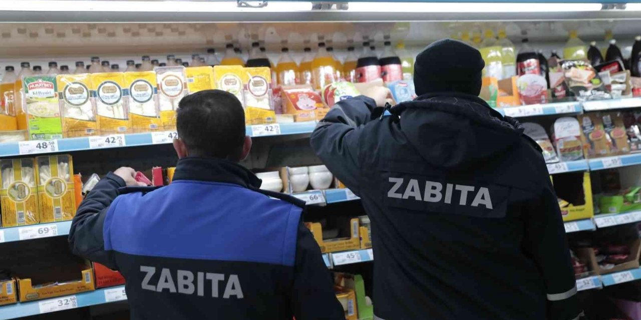 Marketlerde gıda denetimleri devam ediyor