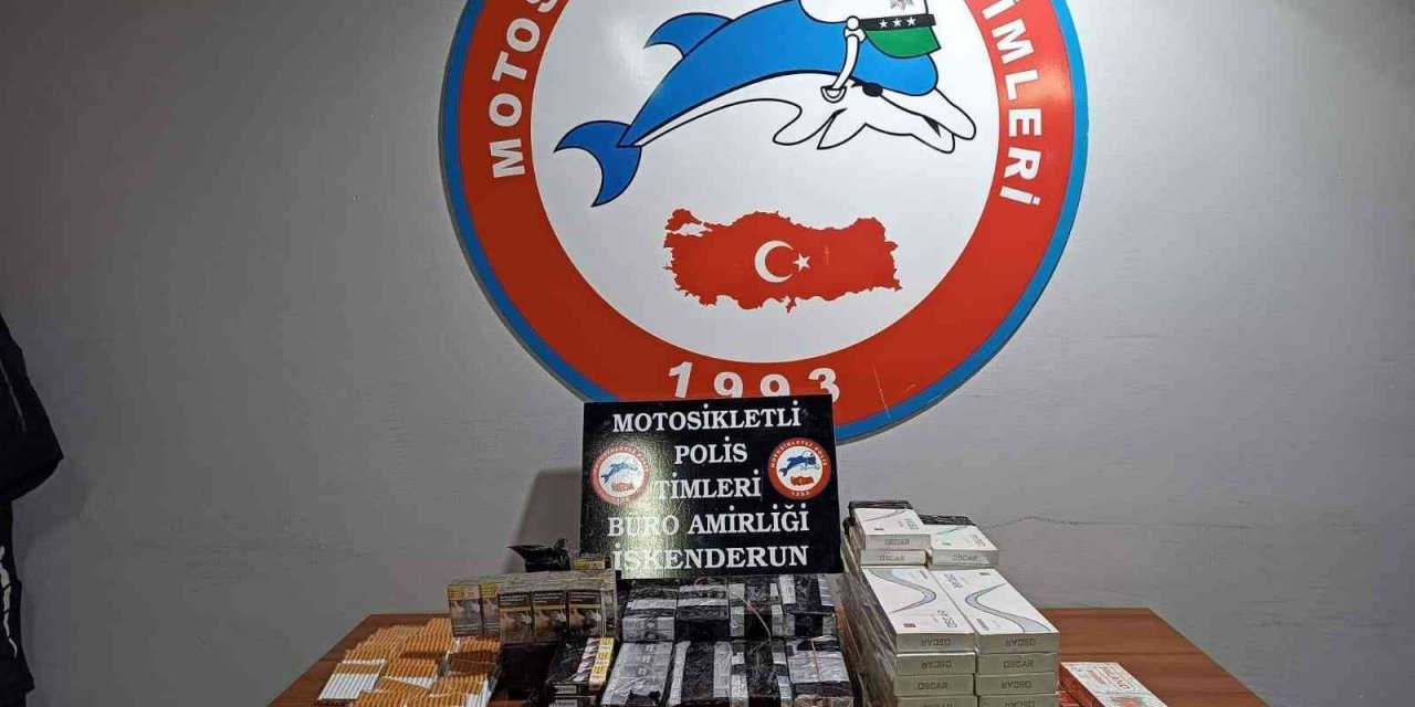 İskenderun’da kaçak sigara operasyonu
