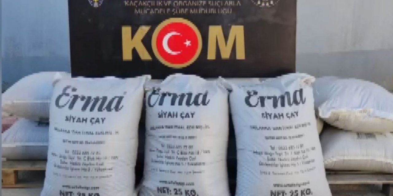 Gaziantep’te kaçak çay operasyonu