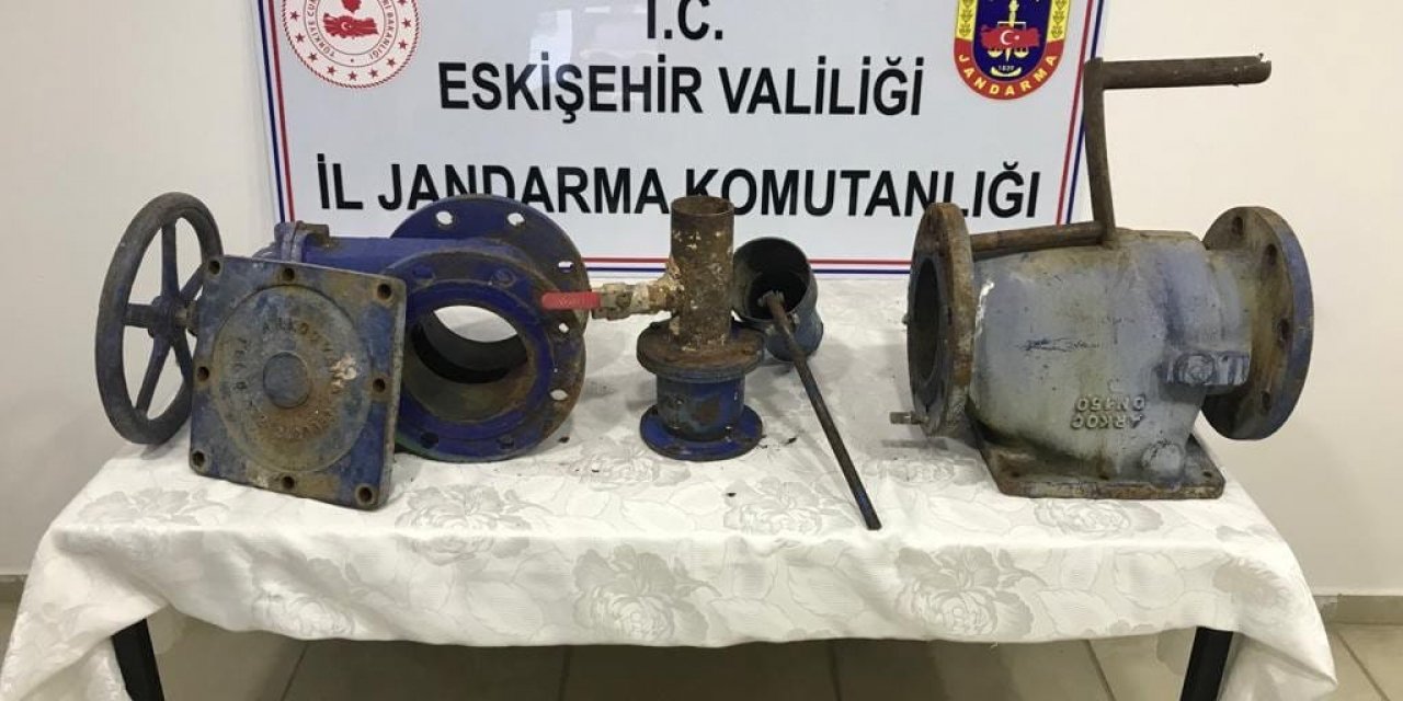 Sulama ekipmanı çalan şüpheli yakalandı