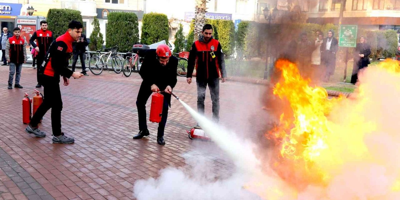Gürsu Belediyesi’nde tatbikat