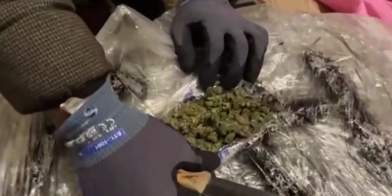İzmir polisinden zehir baskını: 22 kilo esrar ele geçirildi