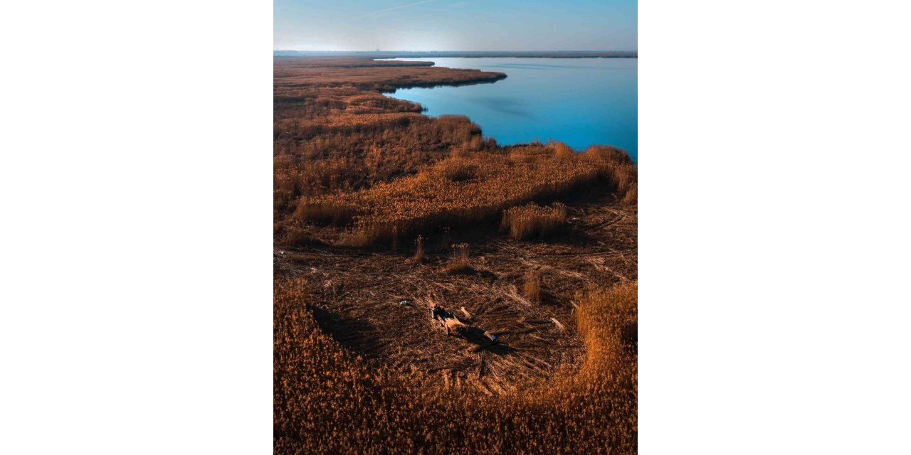 Eber Gölü yangınları için harekete geçildi