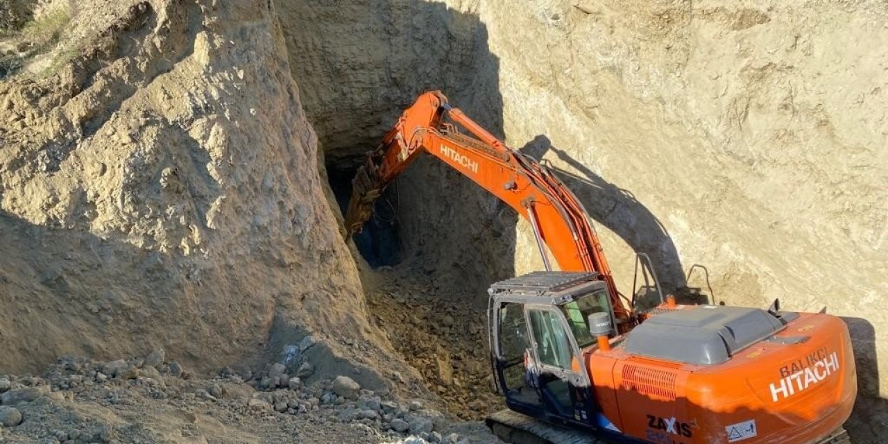 Bozdoğan’da kaçak kazıya suçüstü