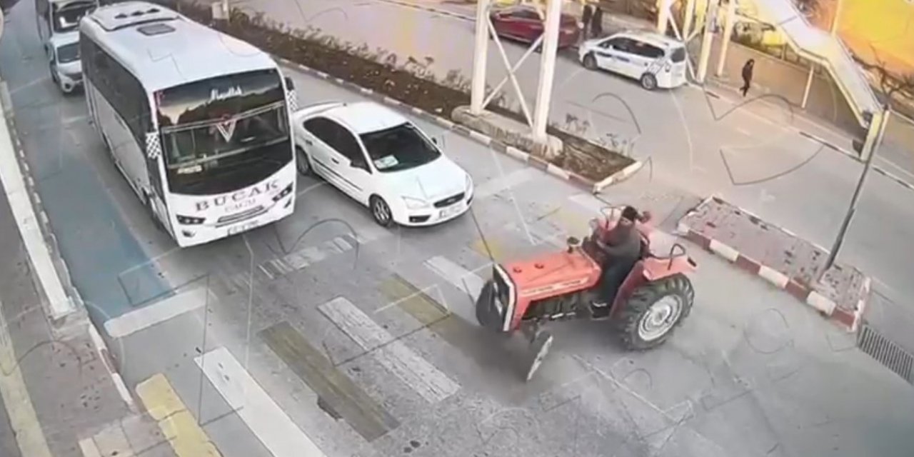 Burdur’da traktörüyle drift atan sürücüye 22 bin 757 TL para cezası uygulandı