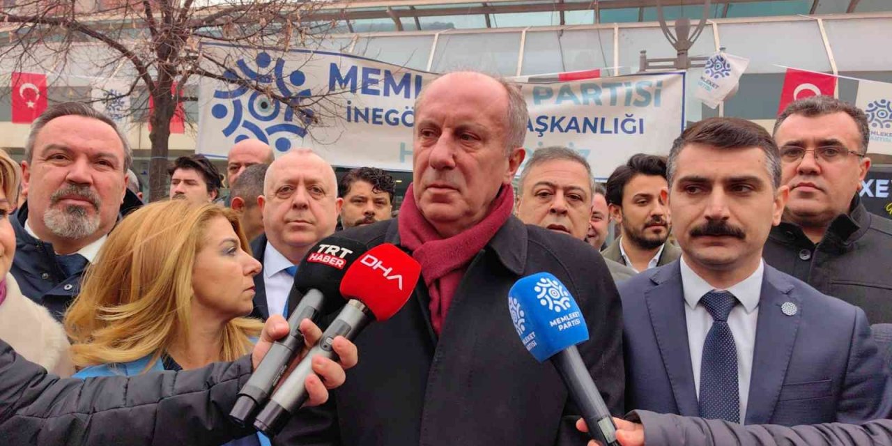 Muharrem İnce’den 6’lı masaya eleştiri: ’’Sekretarya bir Cumhurbaşkanı istiyorlar’’