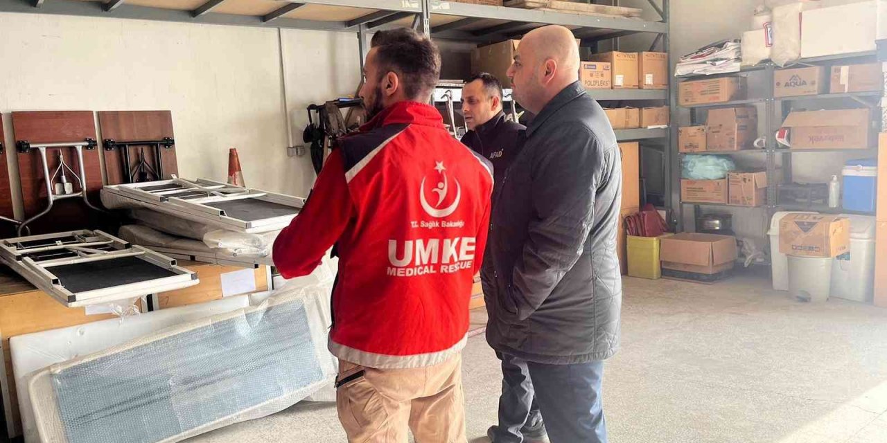 AFAD UMKE’nin envanteri incelendi