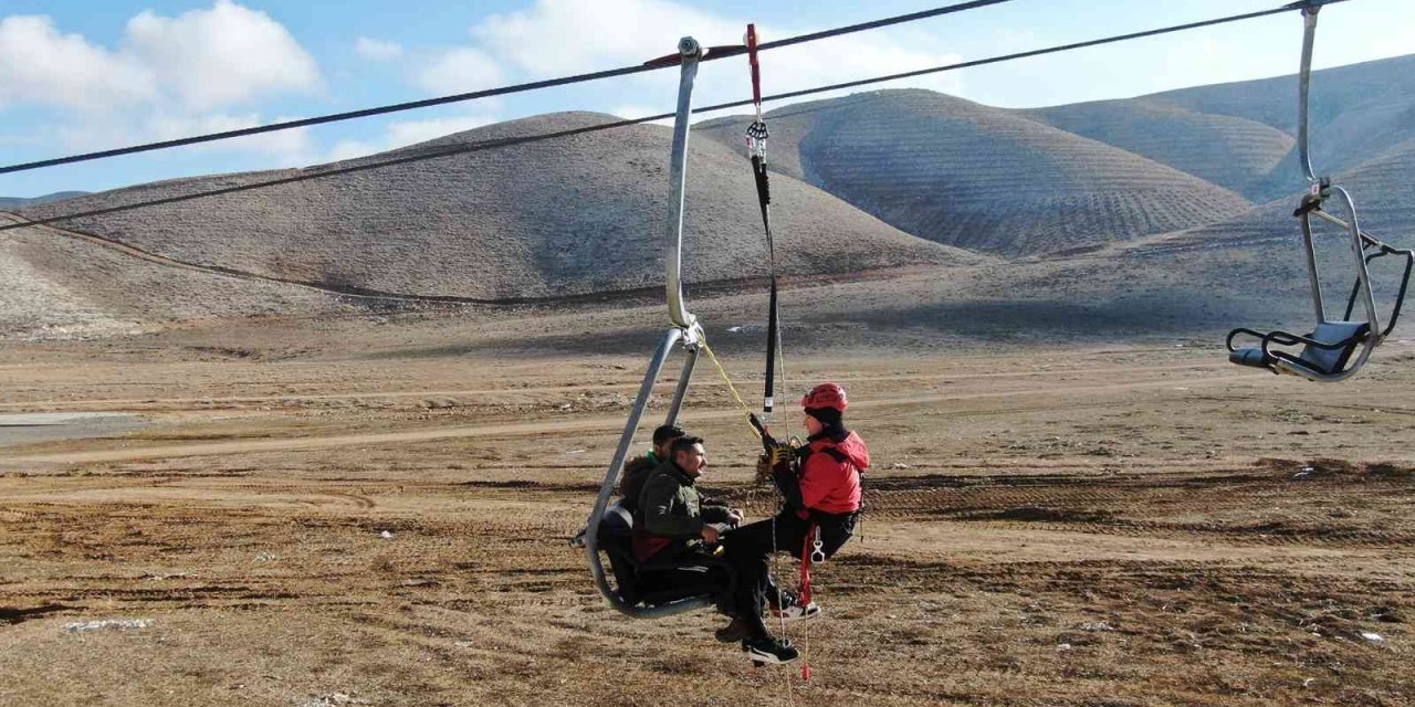 Kahramanmaraş Yedikuyular’da kurtarma tatbikatı