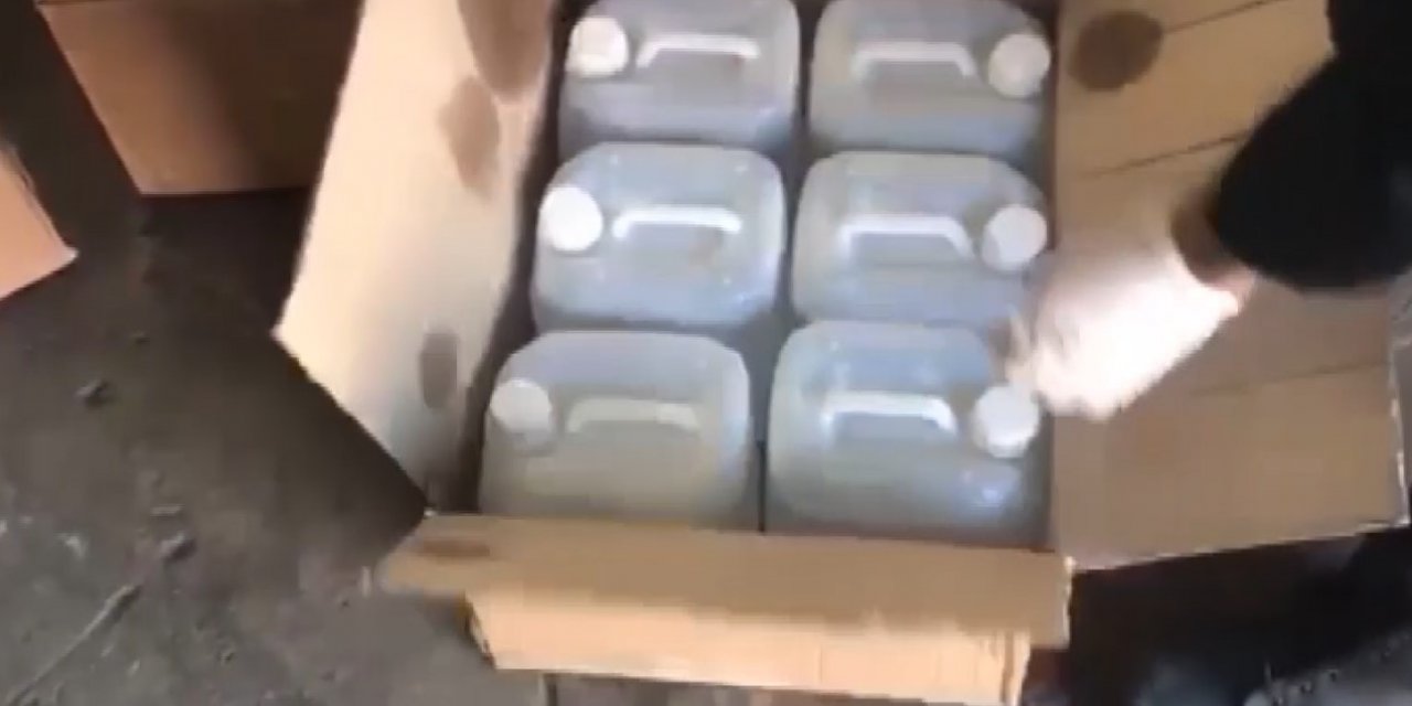Gaziantep’te 300 litre etil alkol ele geçirildi