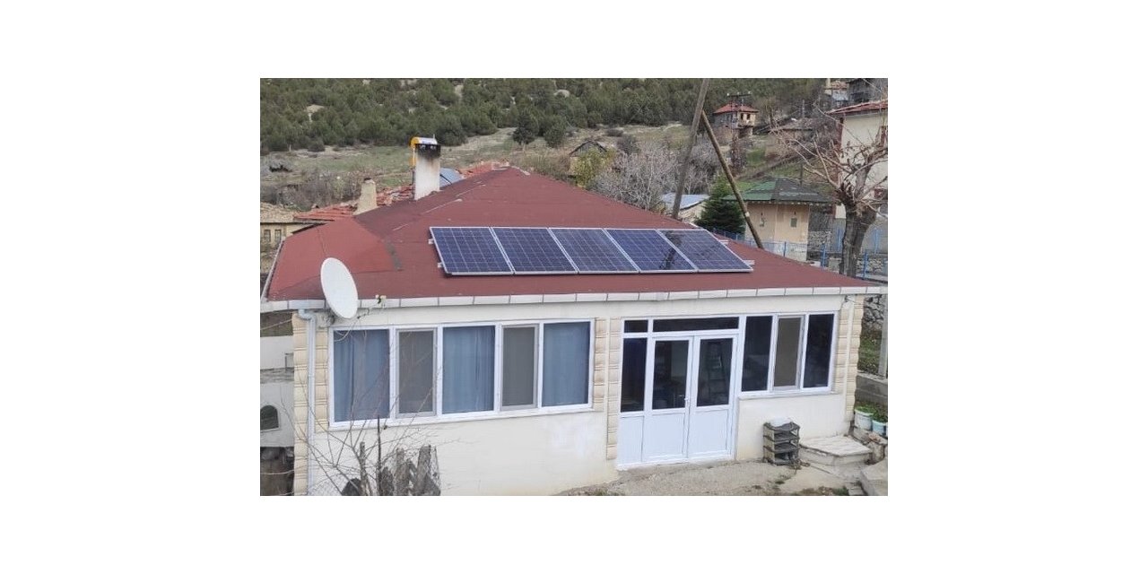 Bolu’da orman köylüsü enerjisini güneşten sağlıyor