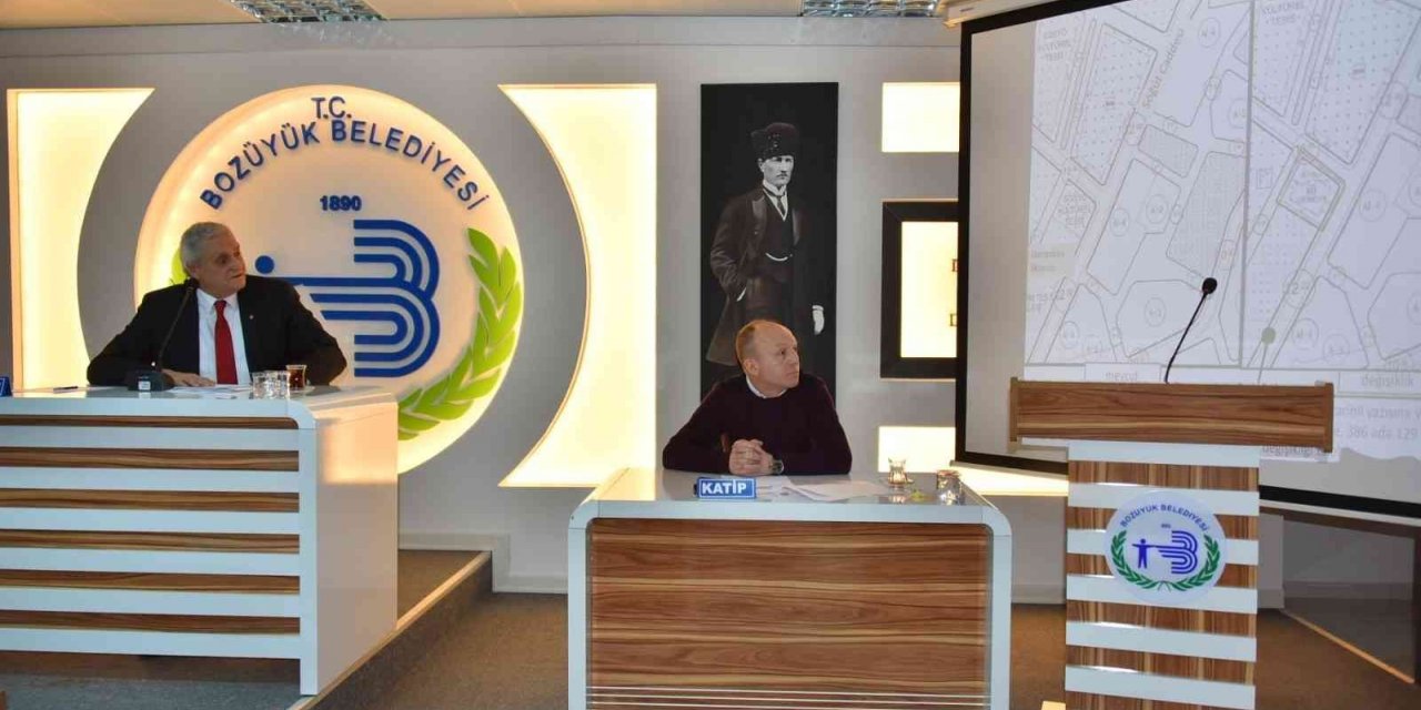 Bozüyük Belediye Meclisi yılın ilk toplantısını yaptı