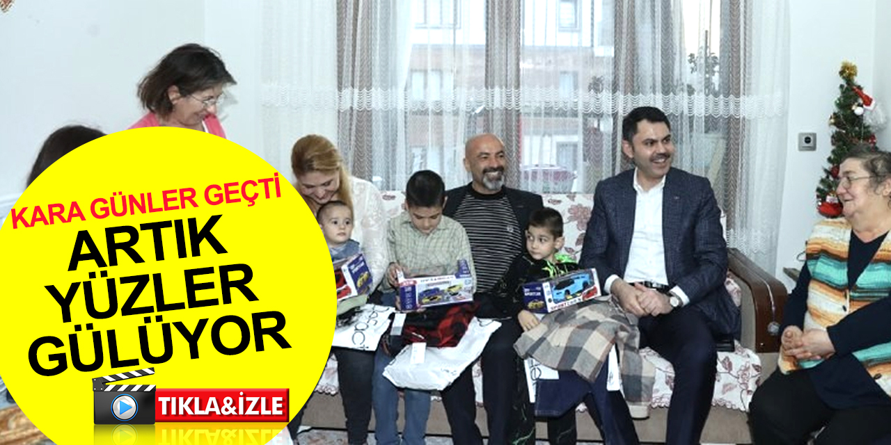 Bakan Kurum'a yoğun ilgi! Manavgat’ta afetzedelerin yüzleri gülüyor
