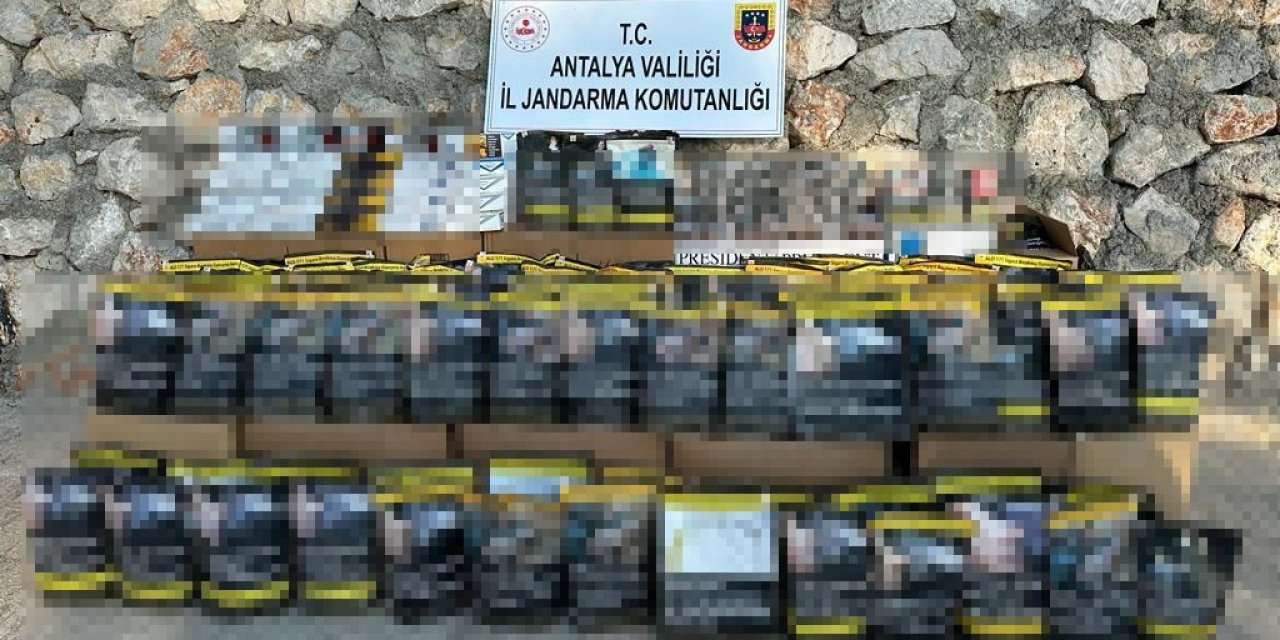 Jandarmadan kaçak tütün ve elektronik sigara operasyonu