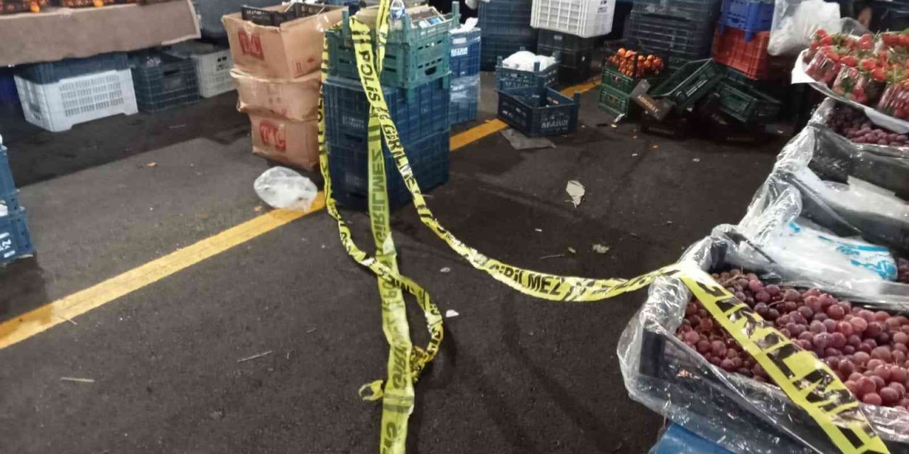 Pazar yerinde silahlı saldırı: 1 yaralı