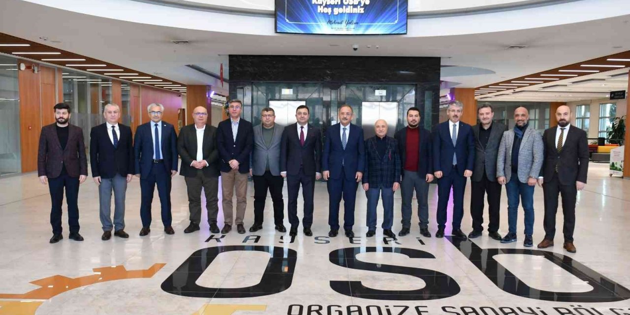 AK Parti Genel Başkan Yardımcısı Özhaseki’den OSB’ye istişare ziyareti