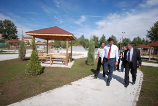 Meram'da park çalışmaları