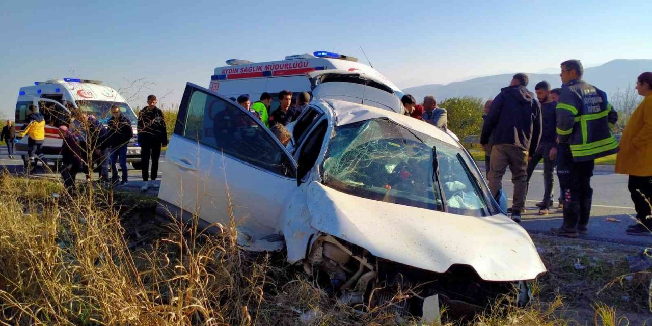 Aydın’da trafik kazası: 2 yaralı
