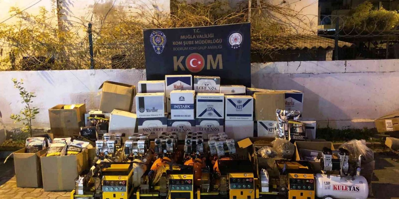 Evini sigara üretim fabrikasına çevirmiş