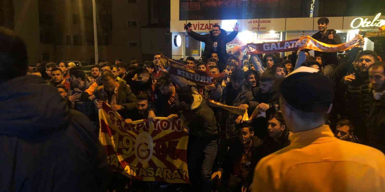 Erzurum’da eksi 10 derecede galibiyet coşkusu