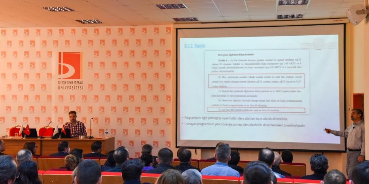 BŞEÜ’de eğitim öğretim süreçlerinde kalite hakkında bilgilendirmeler yapıldı