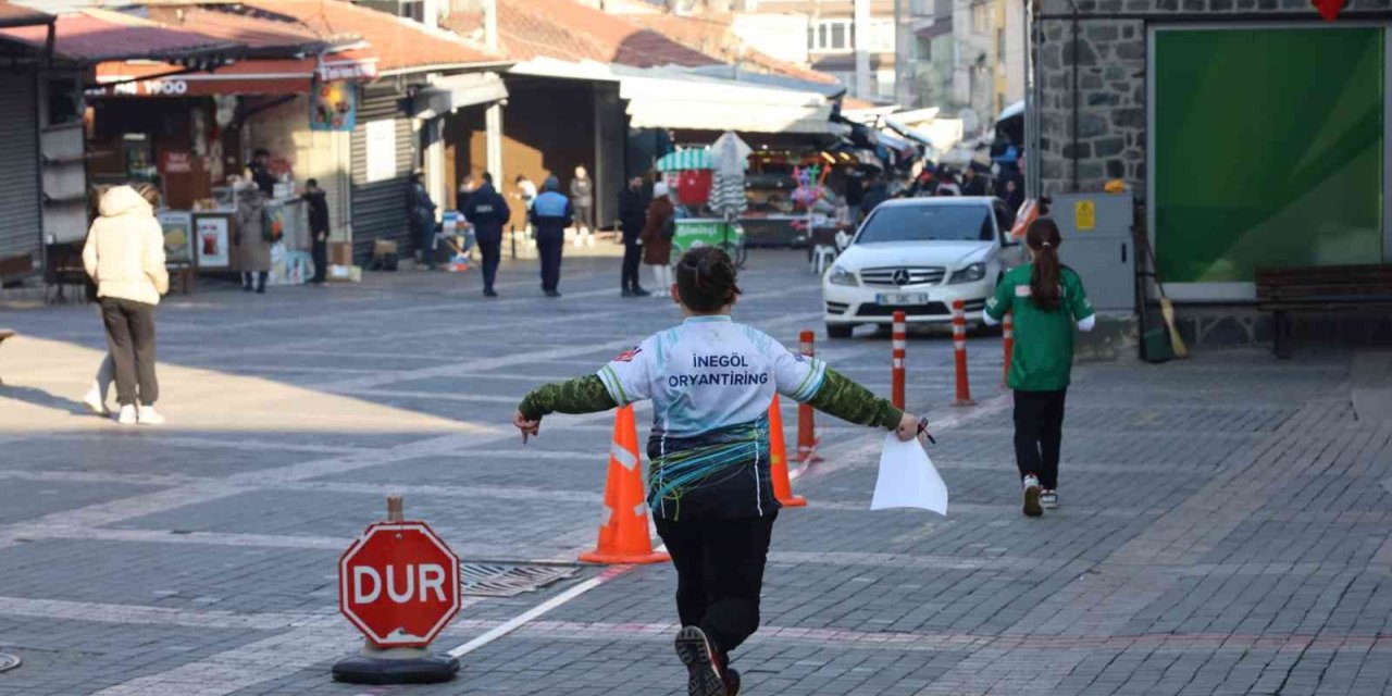 Tarihi çarşıda oryantiring heyecanı