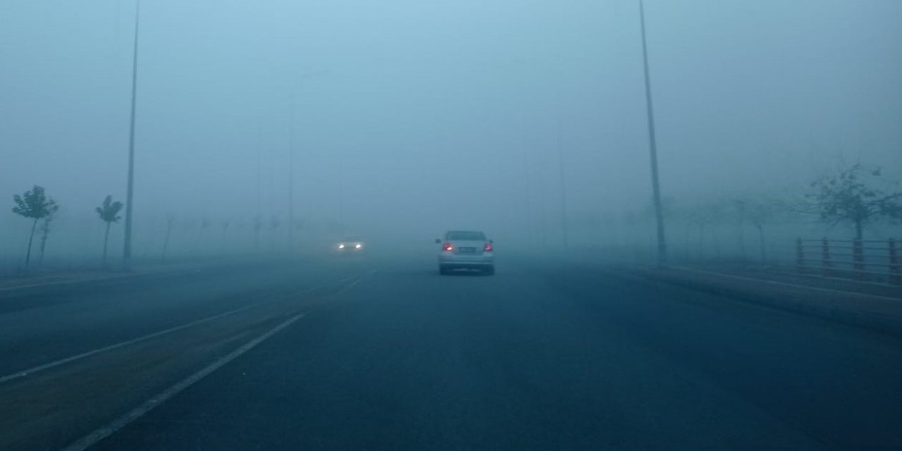 Şanlıurfa’da yoğun sis etkili oldu