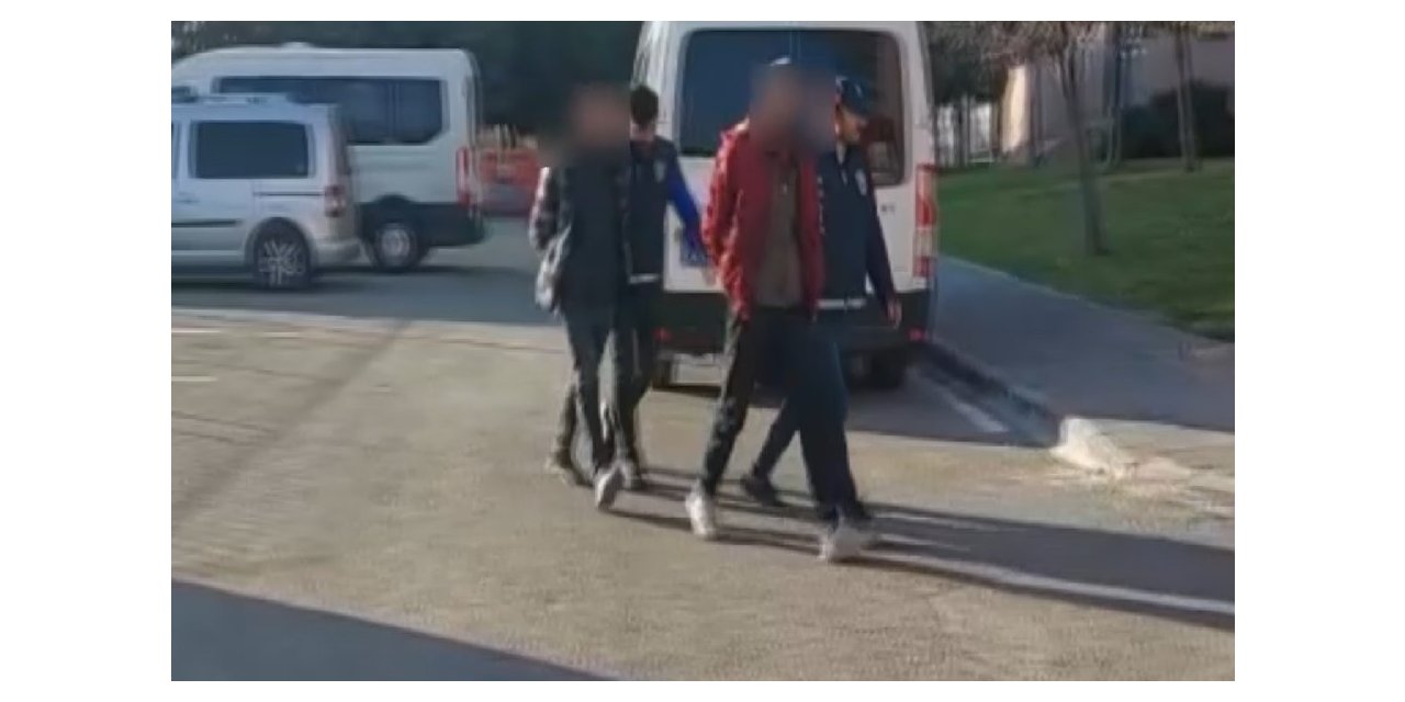 Camiden kablo çalan 2 şüpheli tutuklandı