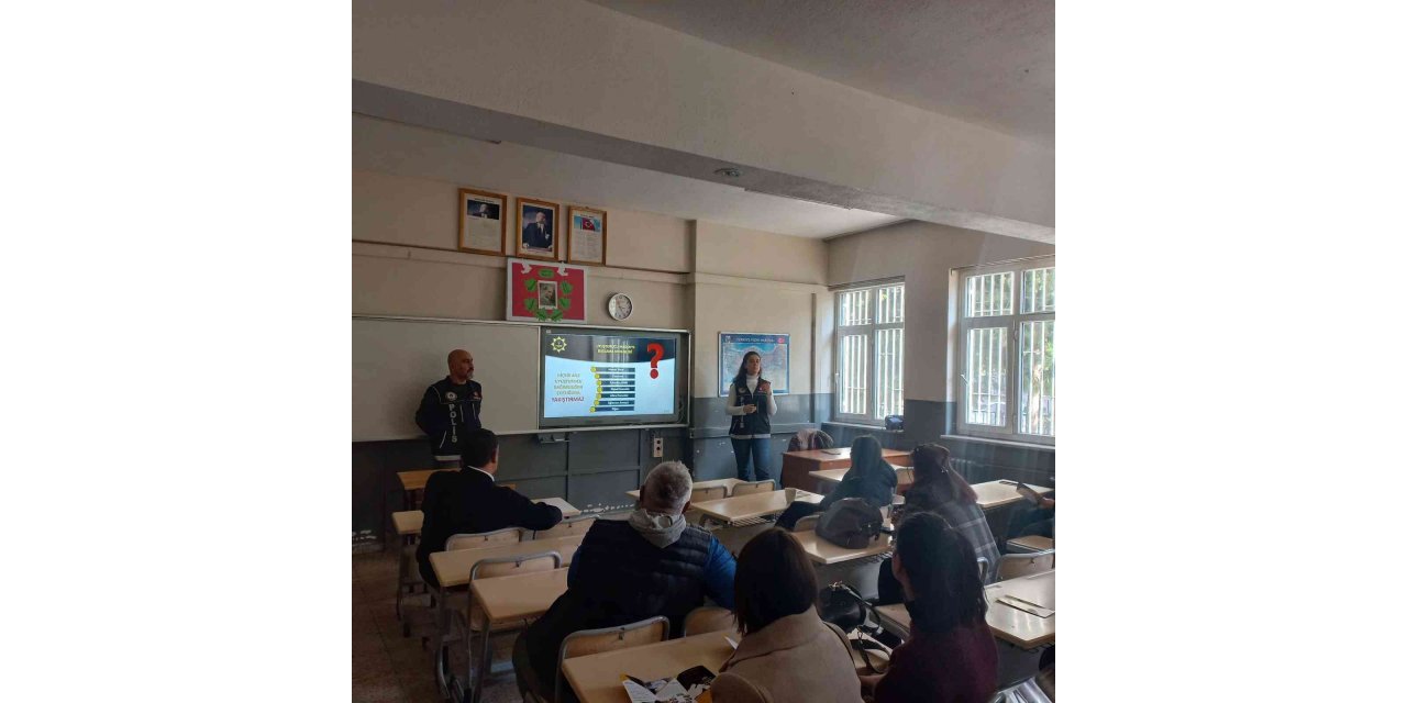 Denizli’de 220 kişi madde bağımlılığı konusunda bilgilendirildi