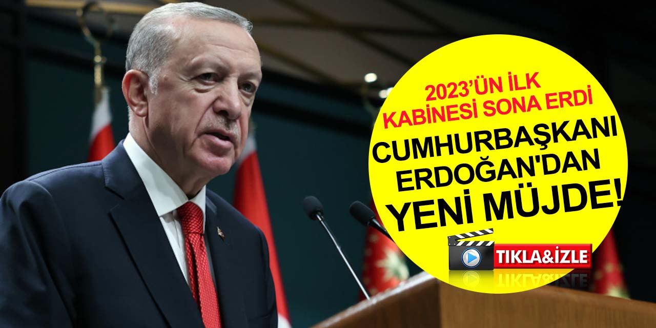 Cumhurbaşkanı Erdoğan Kabine'de alınan kararları açıklıyor! Yeni müjde, bu yıl zam yok!