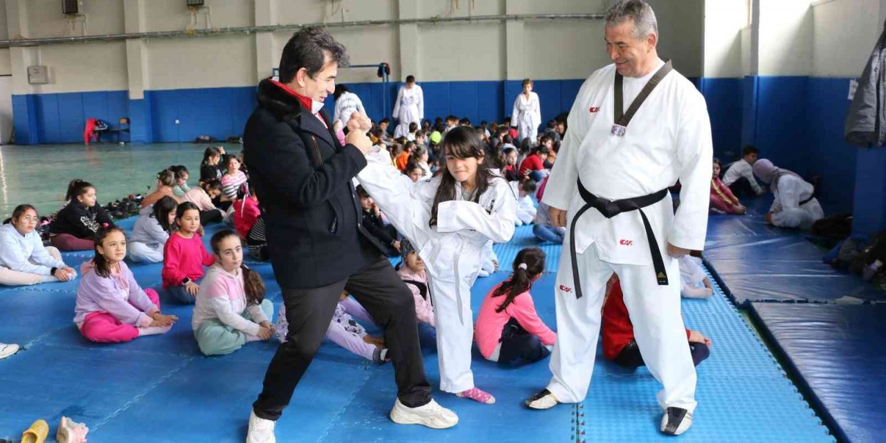 İspir belediyesi spor kulübünde tekvando heyecanı