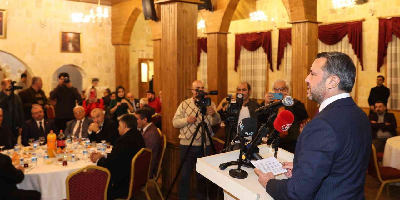 Kocaispir: "Yaptığımız işlerde en büyük paydaşımız basın mensupları"