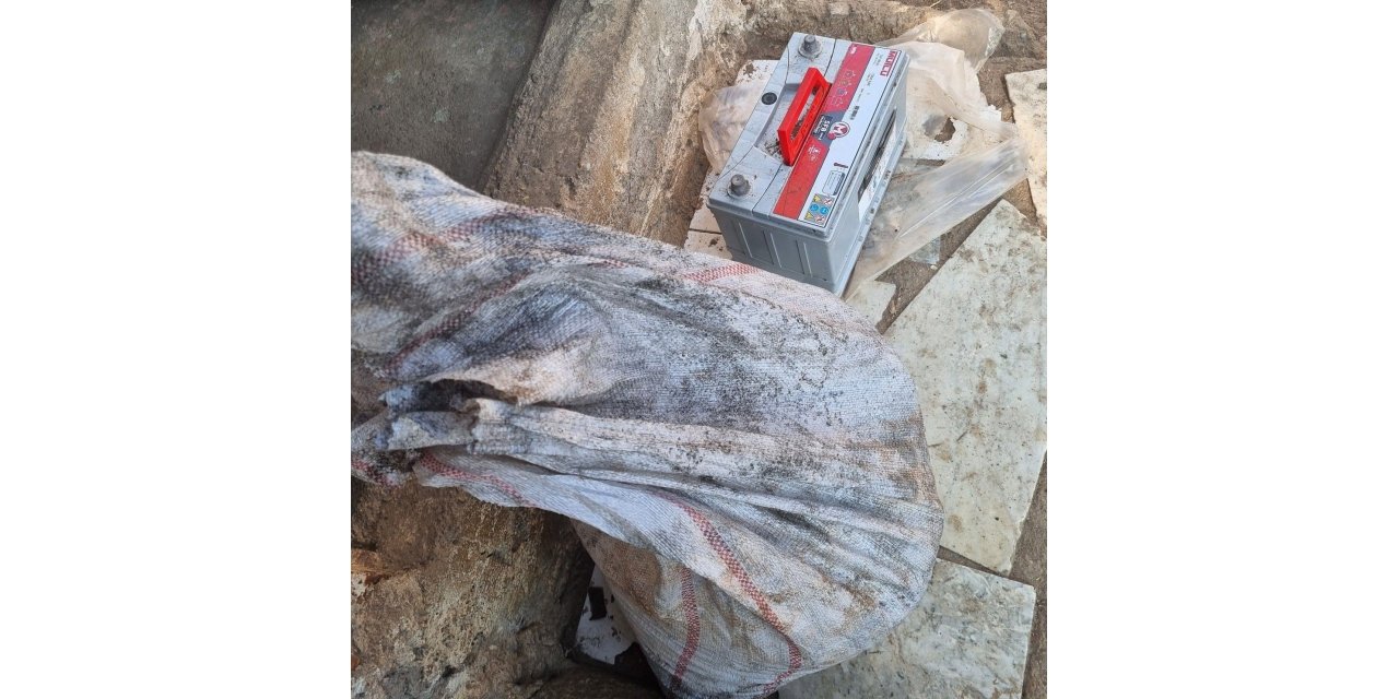 Zeytin ve akü hırsızı yakalandı