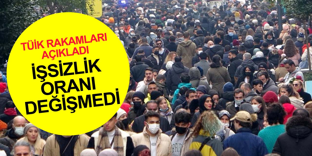 TÜİK işsizlik rakamlarını açıkladı! Kasım ayında oran değişmedi