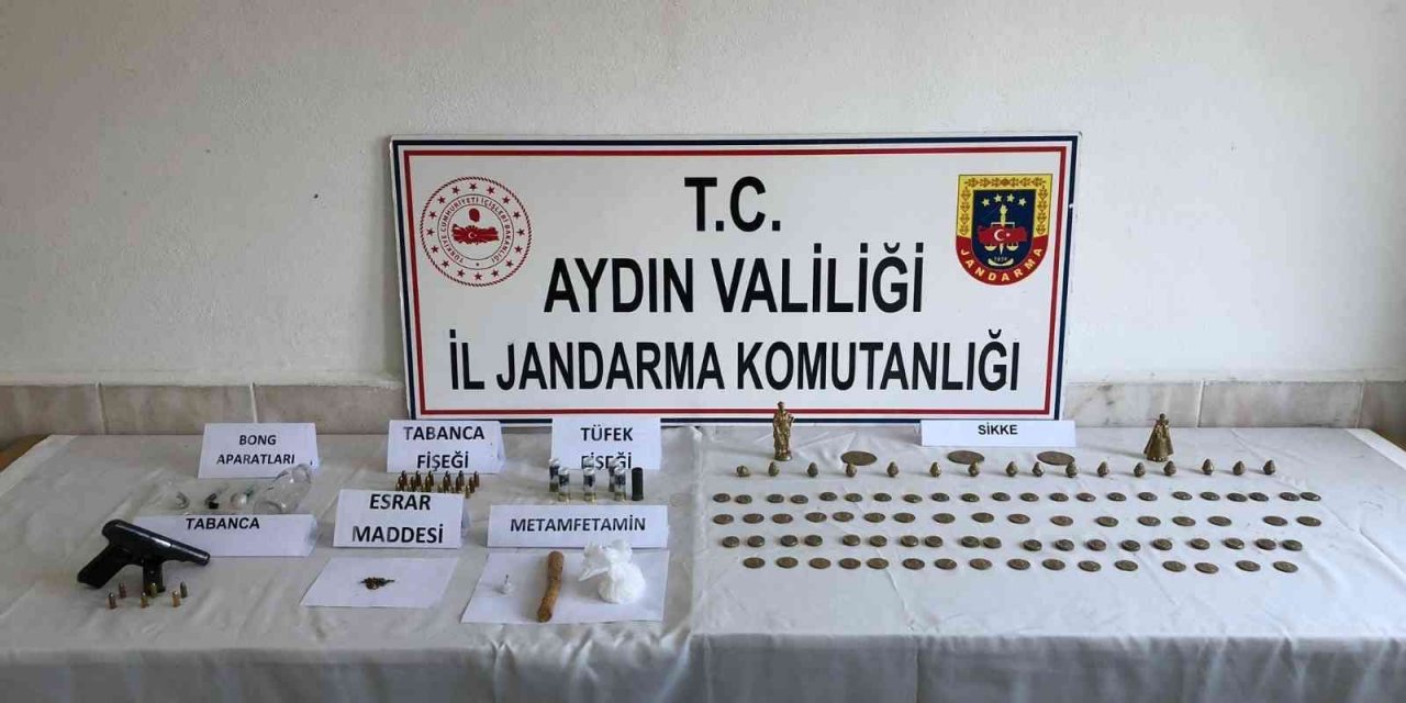 Uyuşturucu operasyonunda tarihi eser ele geçirildi