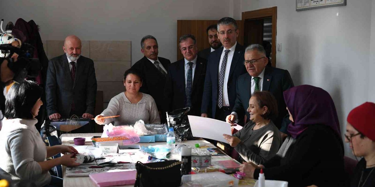 Büyükkılıç ve başkanlardan KAYMEK Göznuru’na ziyaret