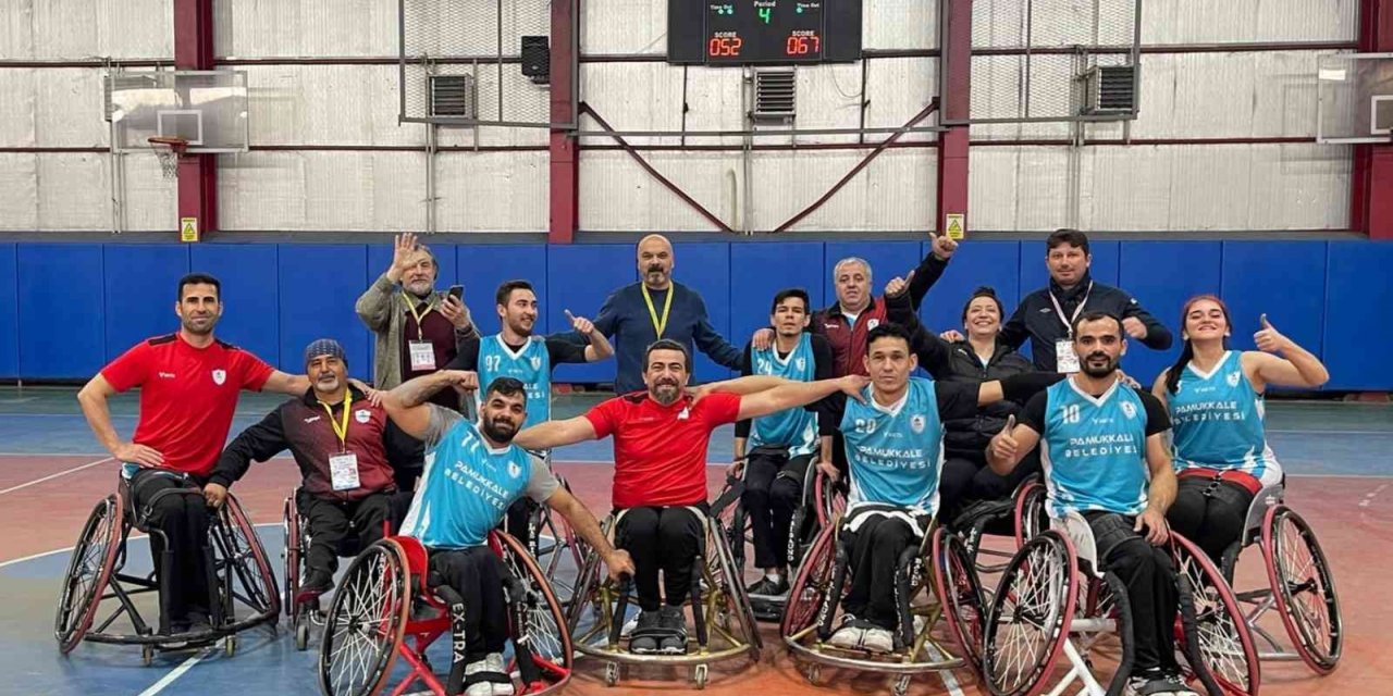 Pamukkale Belediyespor adını zirvede tutuyor