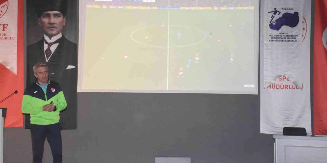 Karabük’te bölgesel hakem semineri yapıldı