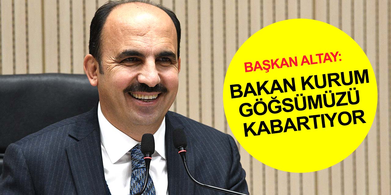 Konya BB Başkanı Altay'dan 2023 yılının ilk meclis toplantısında açıklamalar! Bakan Kurum'a teşekkür