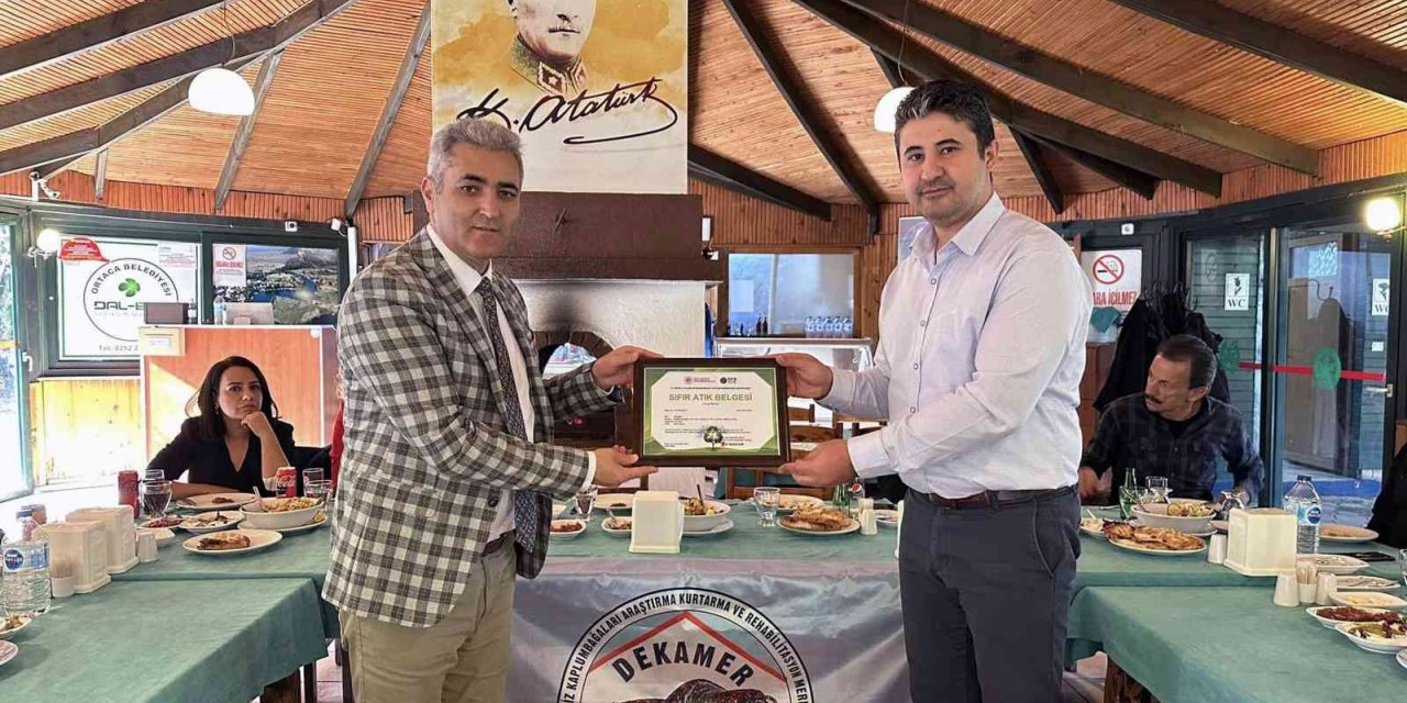 DEKAMER’e ‘Sıfır Atık’ belgesi