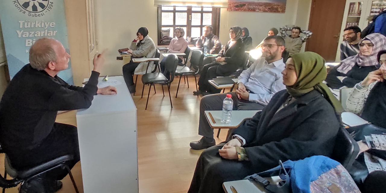 TYB Konya Yazarlar Okulu'nda 'Tarihte Edebiyat, Edebiyatta Tarih' dersleri