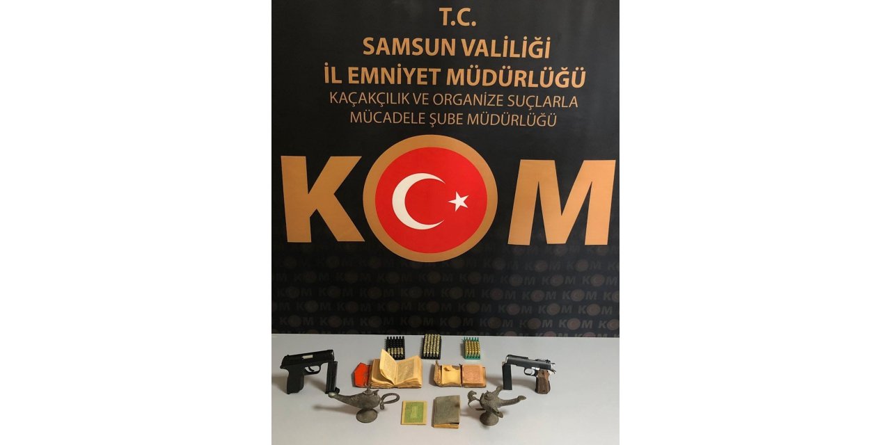 Samsun’da 4 adet tarihi eser Kur’an-ı Kerim ele geçirildi