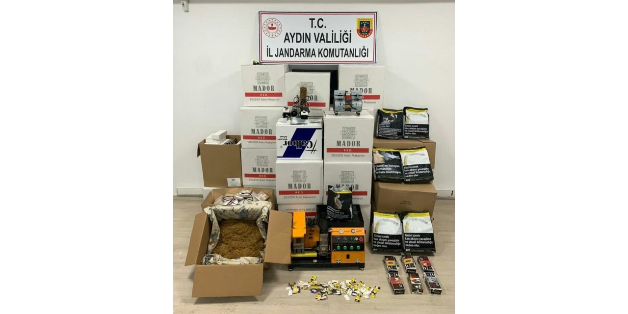 Söke’de kaçak tütün operasyonu