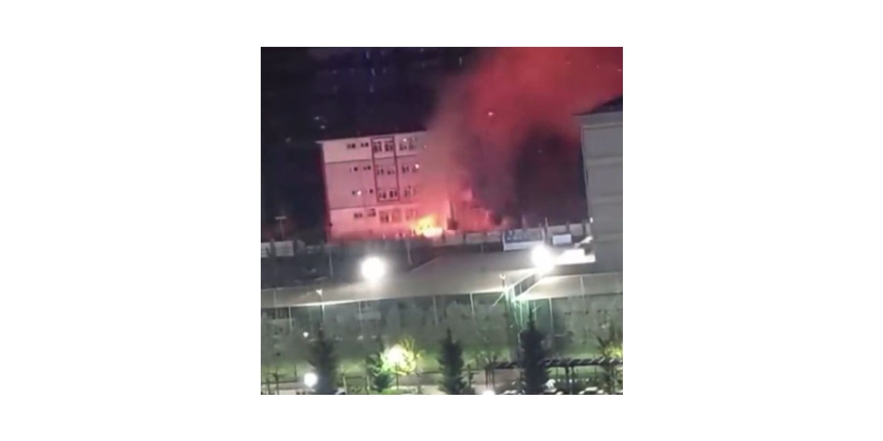 Okuldaki trafoya zarar vererek yangına neden olan şahıs tutuklandı