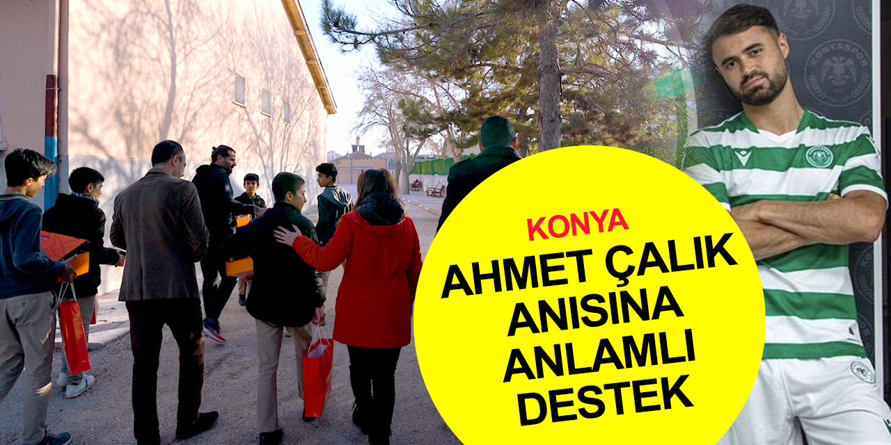 arabam.com'dan Konya'da bir okula Ahmet Çalık anısına anlamlı destek