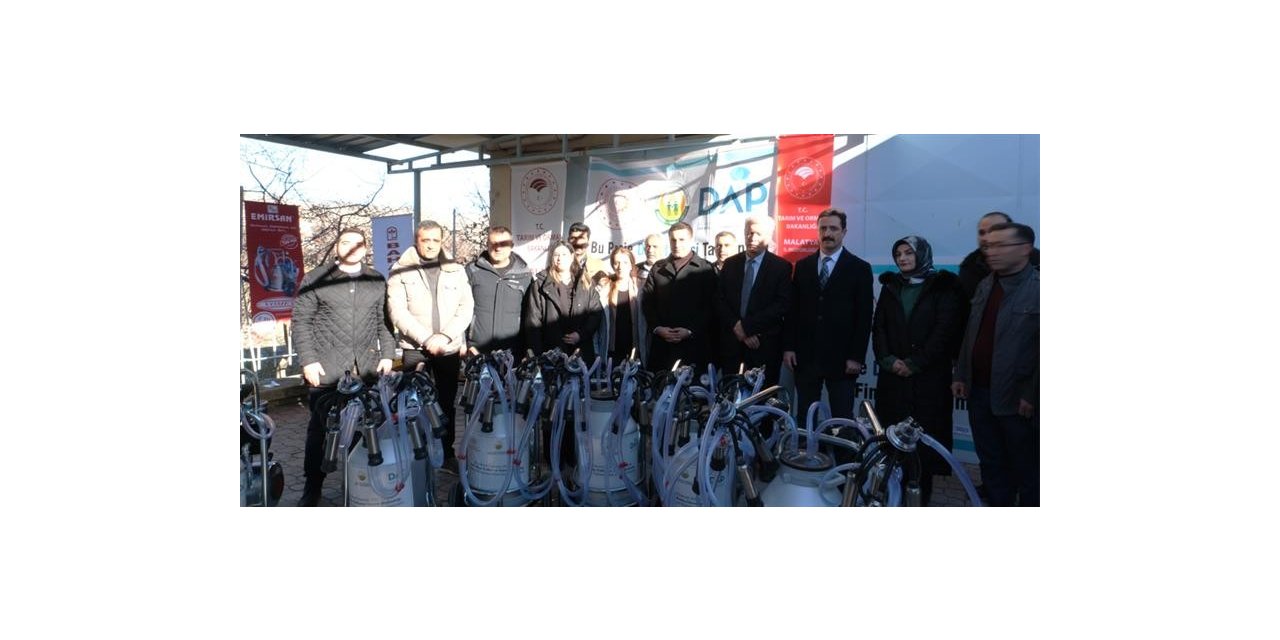 Üreticilere seyyar süt sağım makinesi