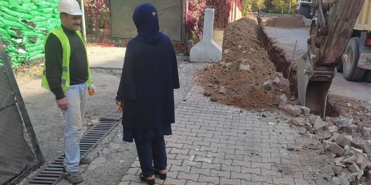 Keban’da doğal gaz hattı çalışmaları başladı