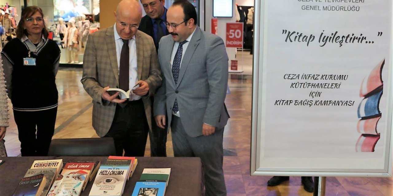 Denizli’de ceza infaz kurumu kütüphaneleri için kitap bağışı kampanyası başlatıldı