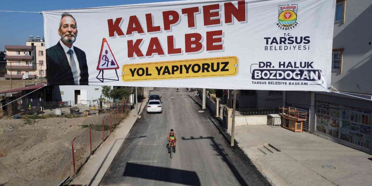 Tarsus Belediyesi 340 kilometre asfalt döktü