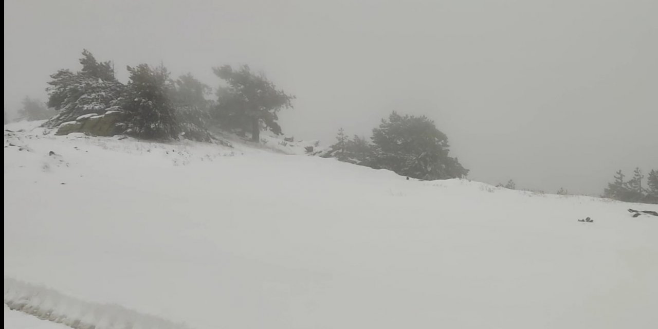 Muğla’da kar yağışı